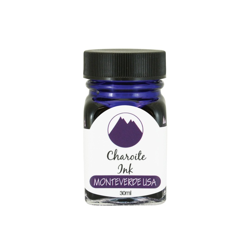 Monteverde Gemstone Charoite Ink Bottle, Purple - 30ml
