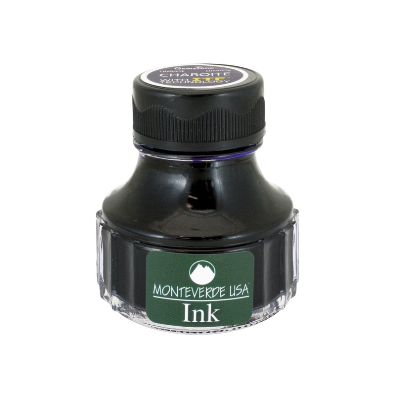 Monteverde Gemstone Charoite Ink Bottle, Purple - 90ml