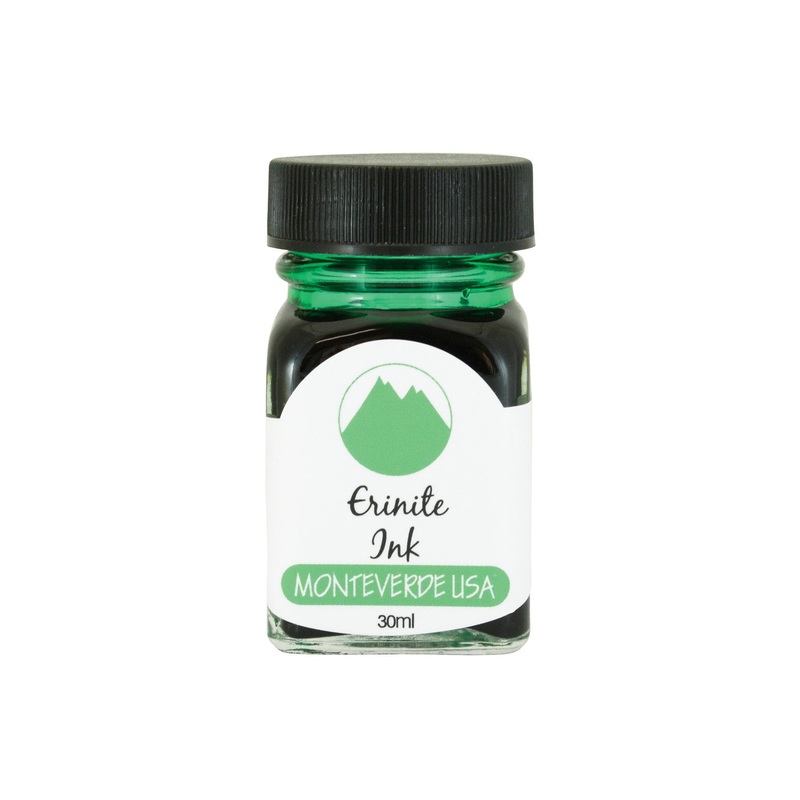 Monteverde Gemstone Erinite Ink Bottle, Light Green - 30ml