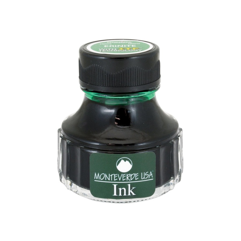 Monteverde Gemstone Erinite Ink Bottle, Light Green - 90ml