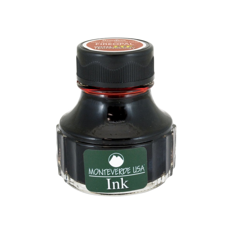 Monteverde Gemstone Fireopal Ink Bottle, Orange - 90ml
