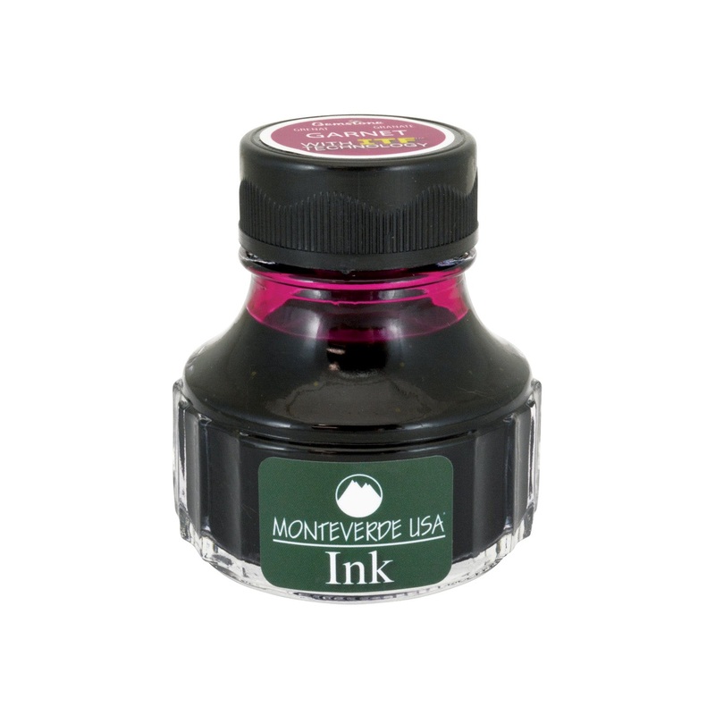 Monteverde Gemstone Garnet Ink Bottle, Pink - 90ml