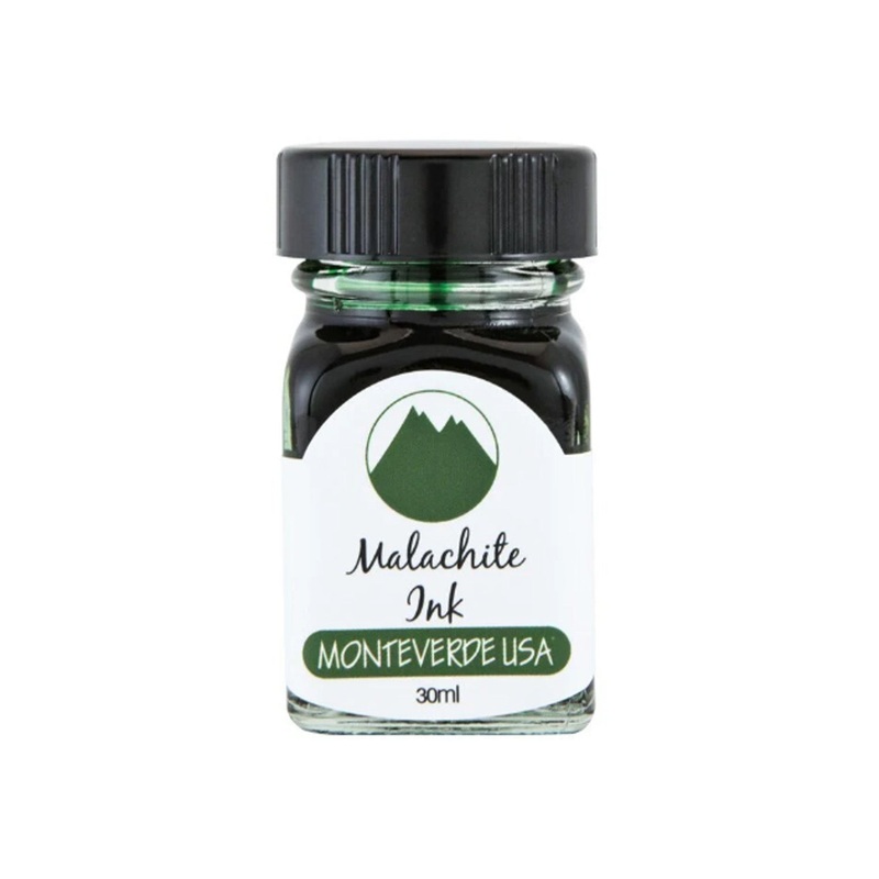 Monteverde Gemstone Malachite Ink Bottle, Green - 30ml