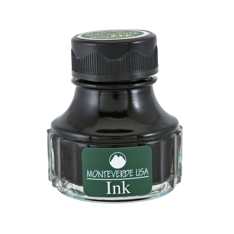 Monteverde Gemstone Malachite Ink Bottle, Green - 90ml