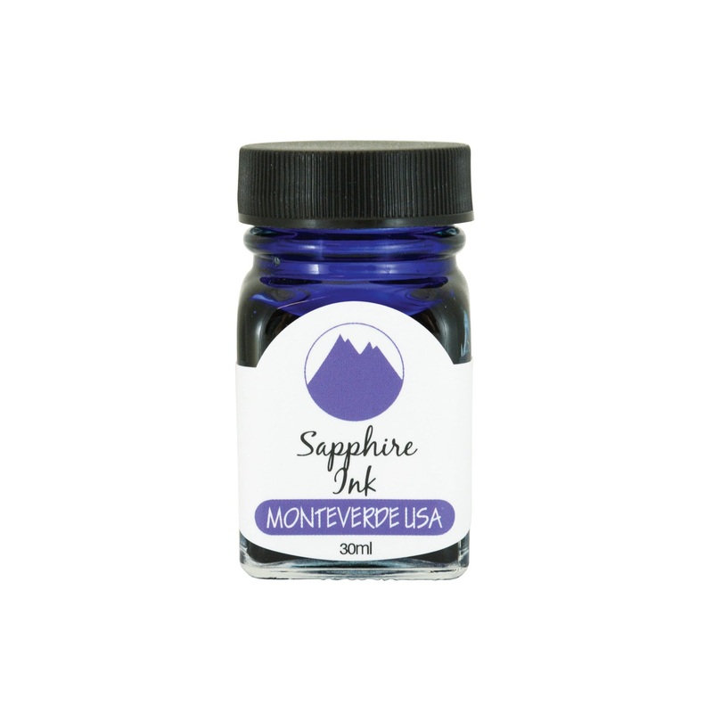 Monteverde Gemstone Sapphire Ink Bottle, Dark Blue - 30ml