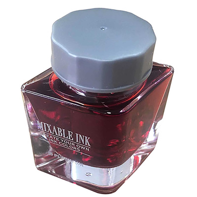 Platinum Mixable Flame Red Ink Bottle, Pink - 20ml