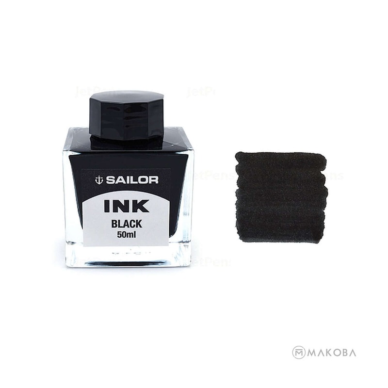 Sailor Dye Based Ink Bottle, Black - 50ml