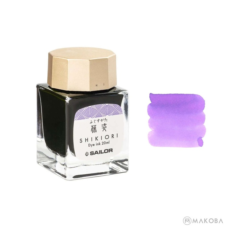 Sailor Shikiori Ink Bottle, Fujisugata (Purple) - 20ml