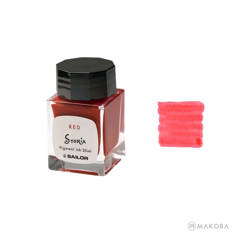Sailor Storia Pigment Based Ink Bottle, Fire (Red)
