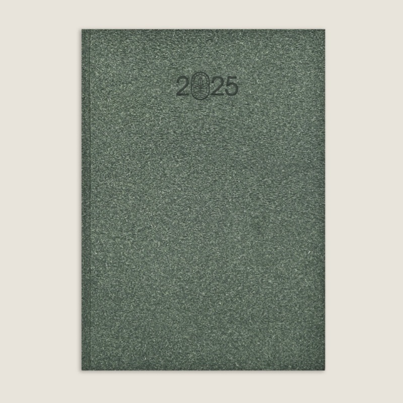 Scholar Eco 2025 A5 Daily Planner  Green