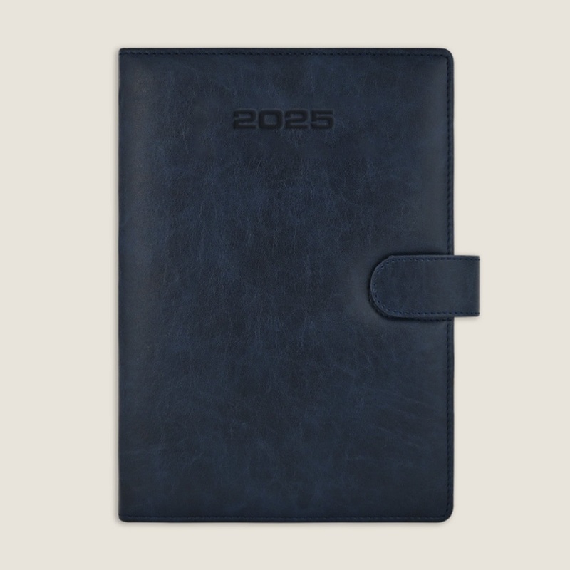 Scholar Magnet 2025 A5 Daily Planner  Blue