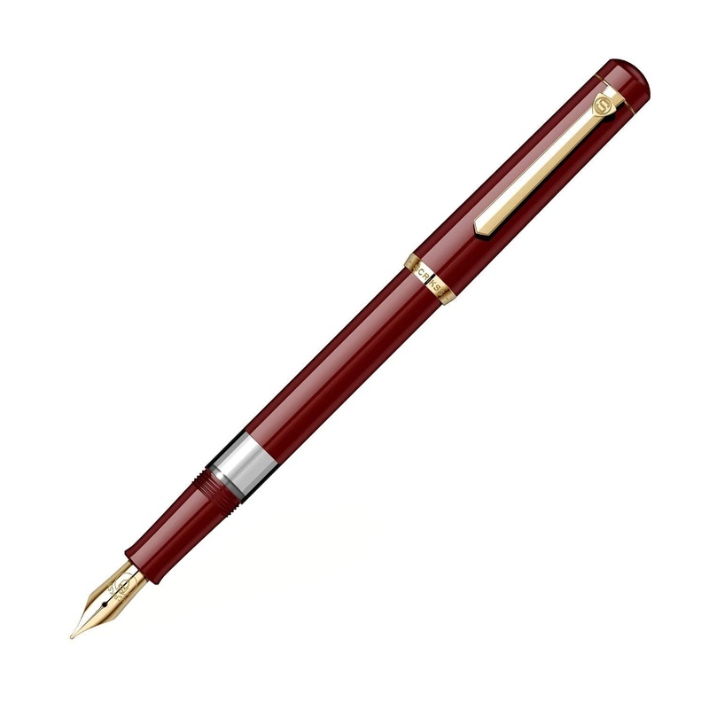 Scrikss 419 Fountain Pen - Burgundy GT