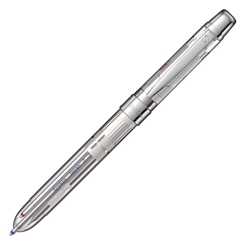 Scrikss Trio 3 In 1 Multi Function Pen, Transparent