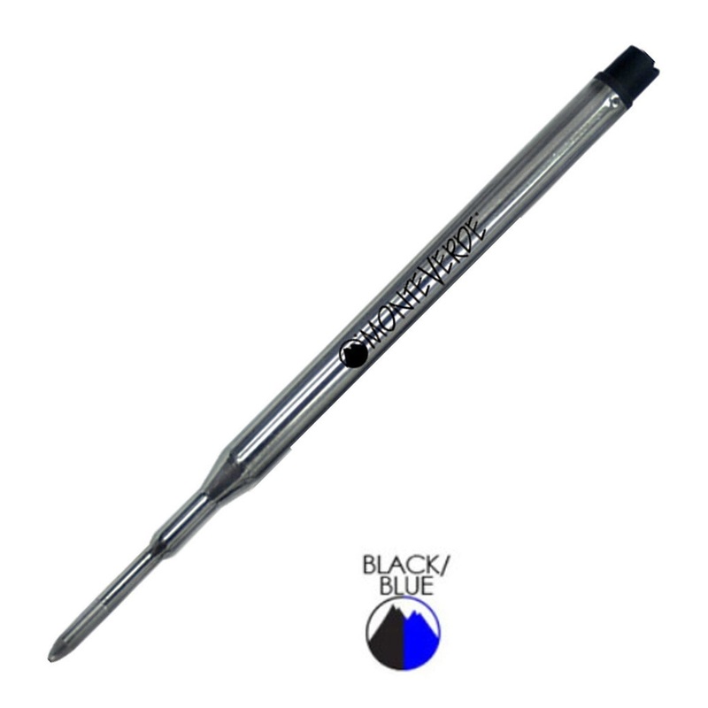 Monteverde Ball Pen Refill for Sheaffer - Medium - Blue Black - Pack of 2