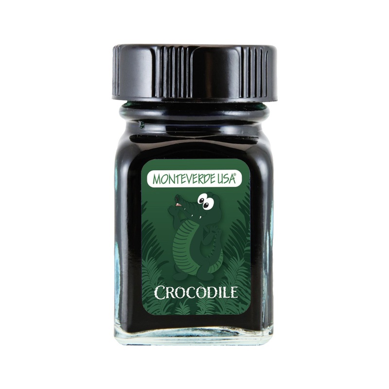 Monteverde Jungle Crocodile Ink Bottle, Green - 30ml