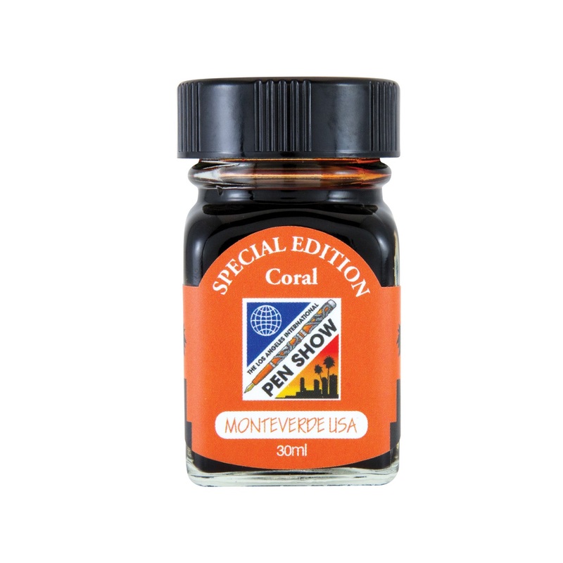 Monteverde 2019 LA Pen Show Coral Special Edition Ink Bottle - 30ml