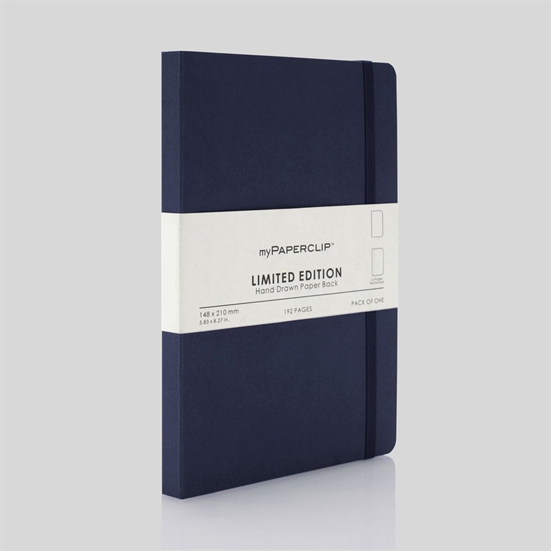 myPAPERCLIP Limited Edition Soft Cover Notebook - Imperial - A5 - Plain