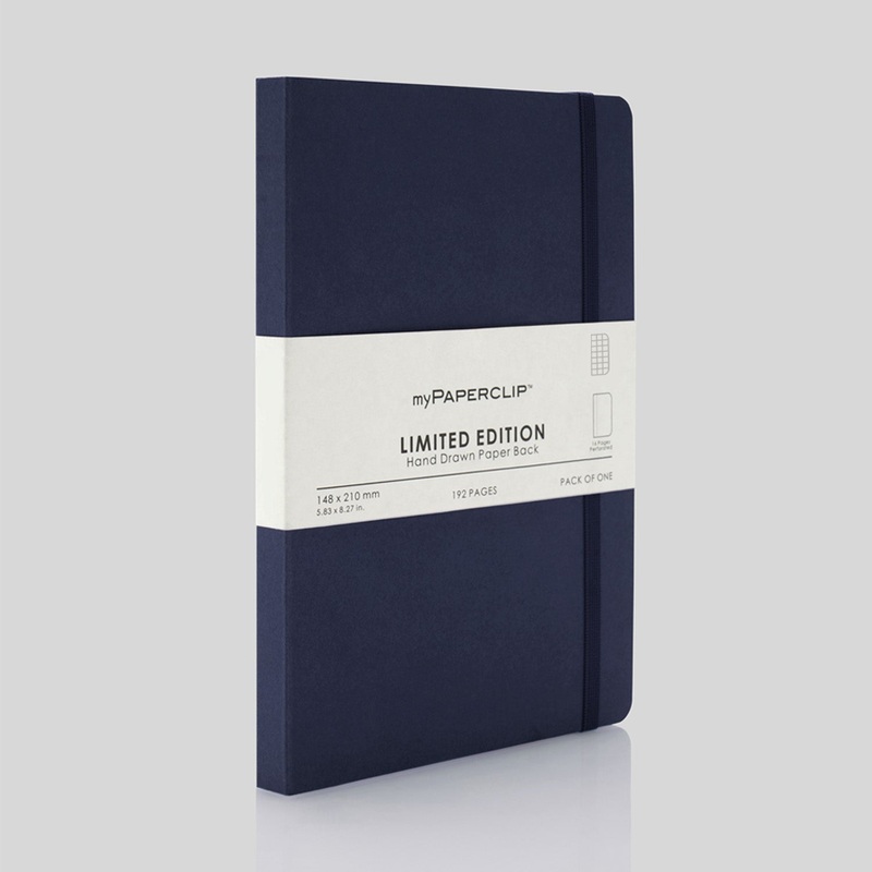 myPAPERCLIP Limited Edition Soft Cover Notebook - Imperial - A5 - Squared
