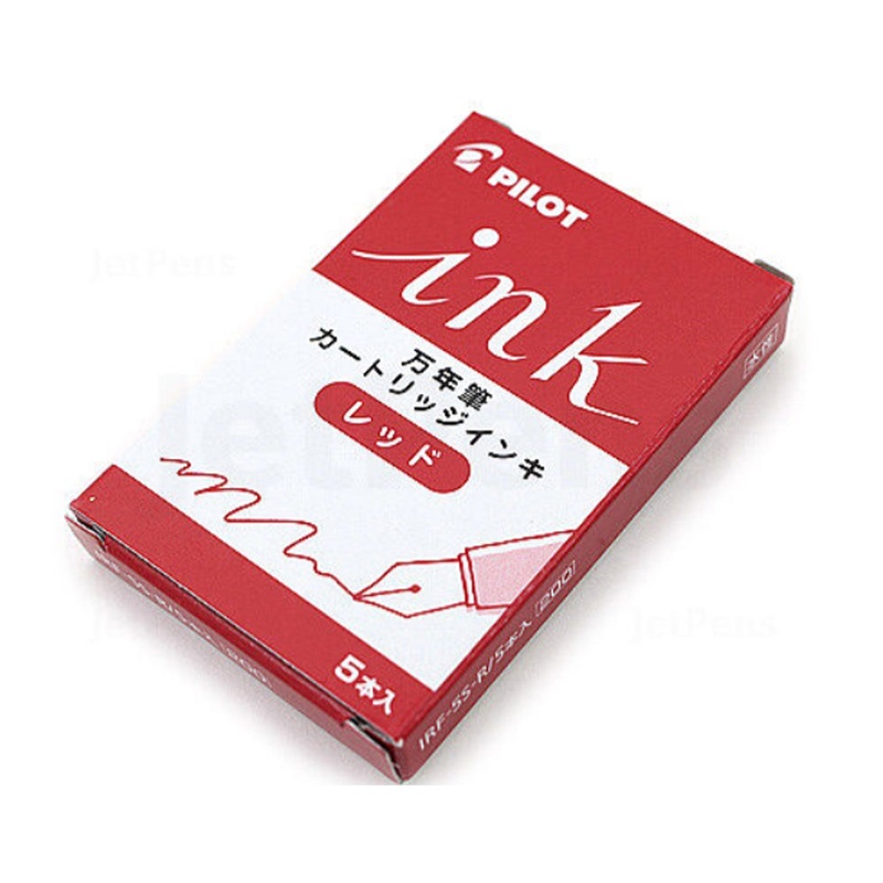 Pilot Ink Cartridge Pack of 5 - Red