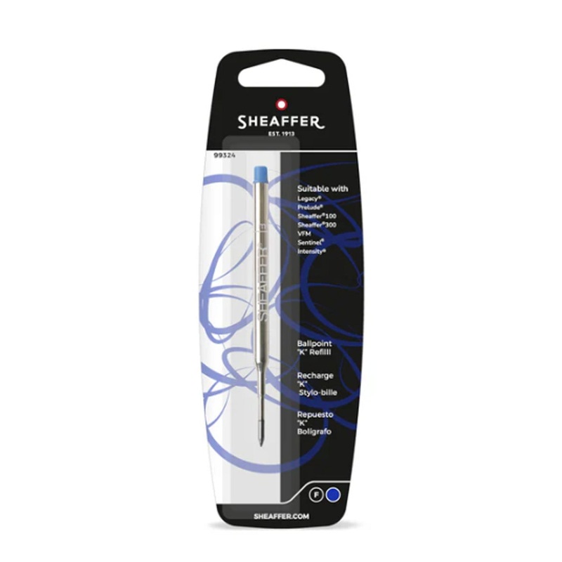 Sheaffer Ball Pen Refill K Style - Blue - Fine