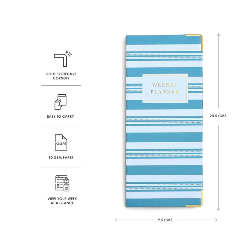 7mm Undated Weekly Planner - Monday Blues