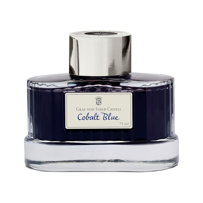 Graf Von Faber-Castell Cobalt Blue Ink Bottle - 75ml