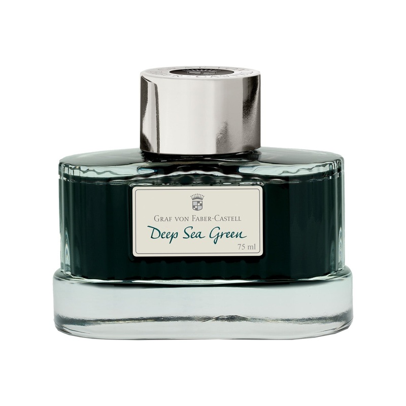 Graf Von Faber-Castell Deep Sea Green Ink Bottle - 75ml