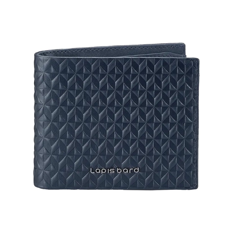 Lapis Bard Enigma Bi-Fold Wallet - Navy
