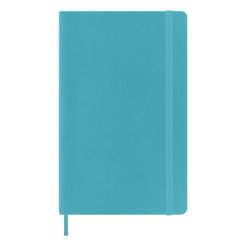 Moleskine Classic Soft Cover Reef Blue Notebook - A5, Ruled