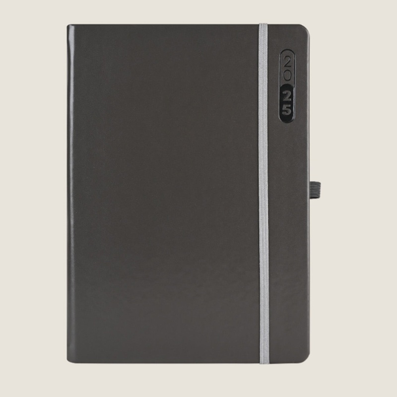 Scholar Essential 2025 B5 Daily Planner - Grey