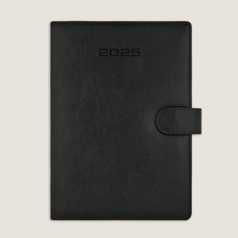 Scholar Magnet 2025 B5 Daily Planner - Black