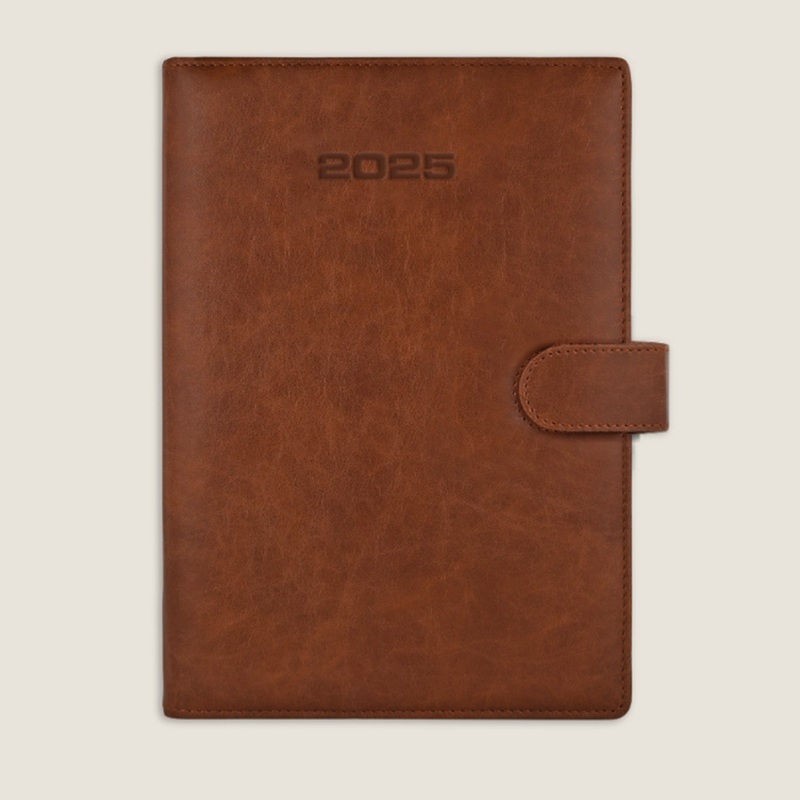 Scholar Magnet 2025 B5 Daily Planner - Tan