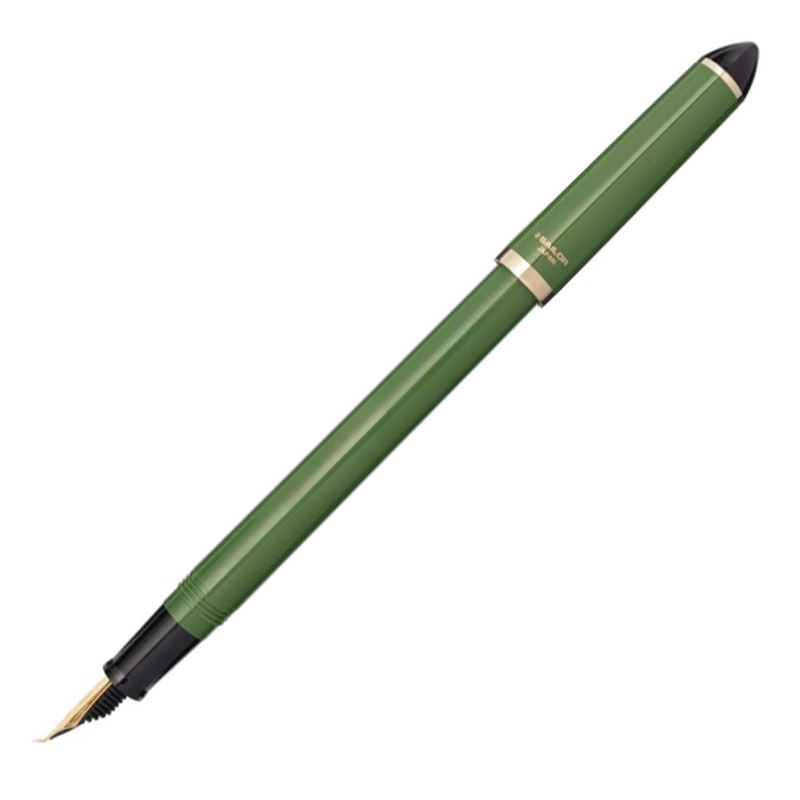 Sailor Fude De Mannen Fountain Pen - Green
