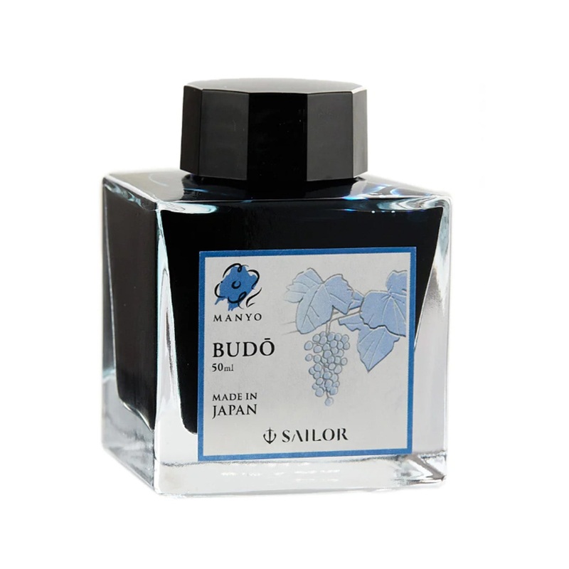Sailor Manyo Budo Ink Bottle, Blue - 50ml