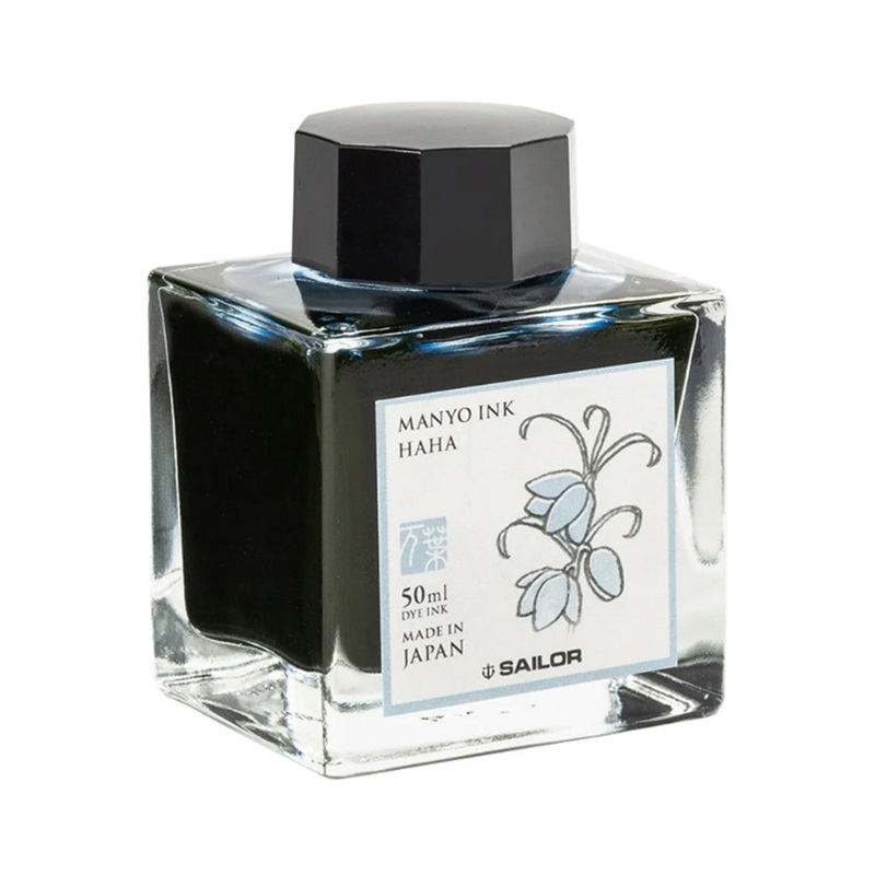 Sailor Manyo Haha Ink Bottle, Blue - 50ml