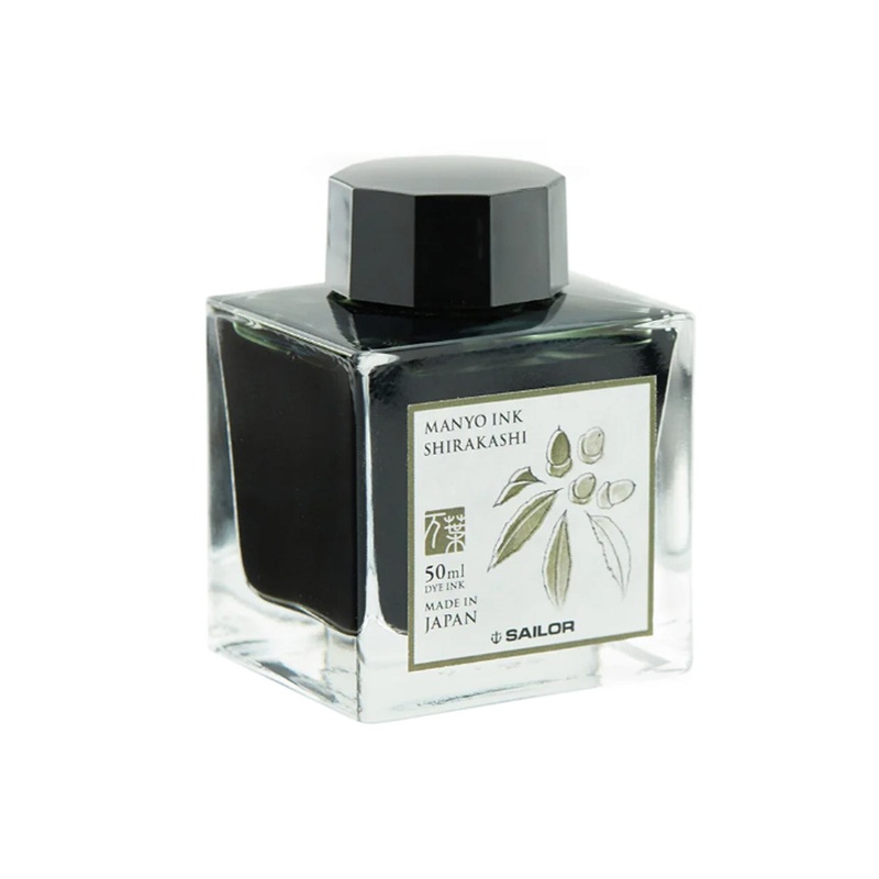 Sailor Manyo Shikarashi Ink Bottle, Grey - 50ml