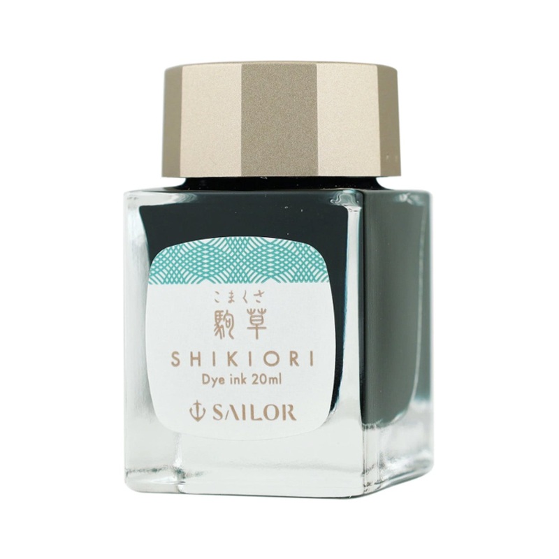 Sailor Shikiori Sansui Ink Bottle, Komakusa (Green) - 20ml