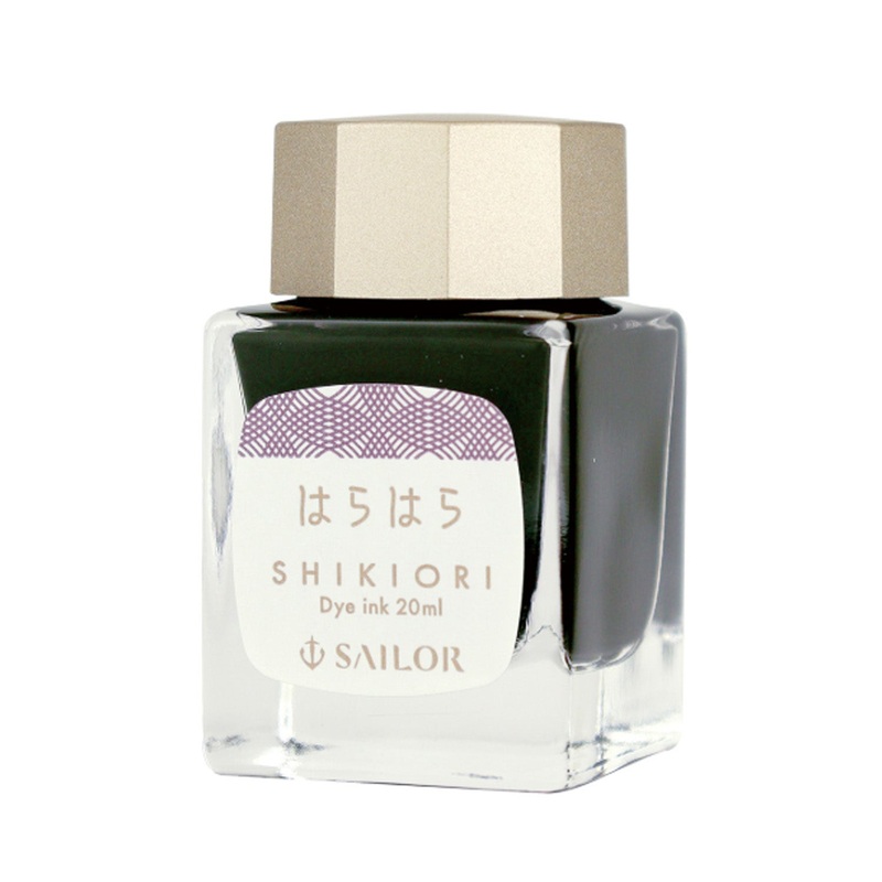Sailor Shikiori Sound Of Rain Ink Bottle, Harahara (Purple) - 20ml