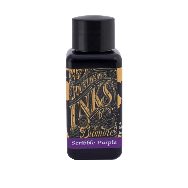 Diamine Scribble Purple Ink Bottle - 30ml