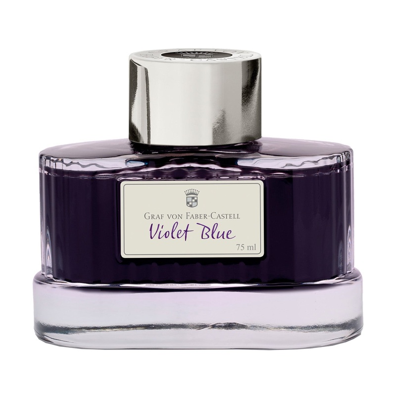 Graf Von Faber-Castell Violet Blue Ink Bottle - 75ml