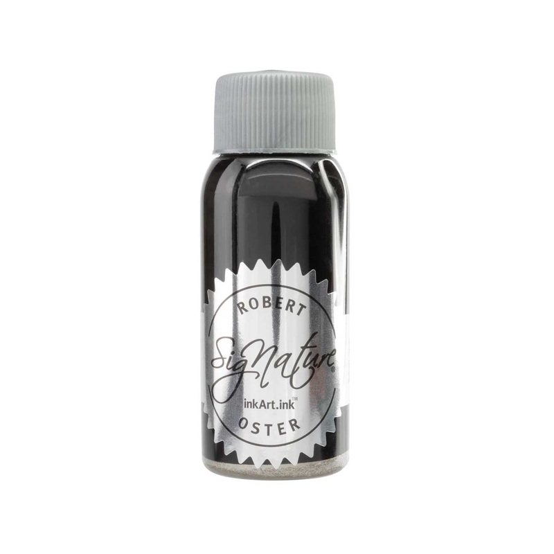 Robert Oster Shake 'N' Shimmy Peppermint Candy Ink Bottle, Green - 50ml