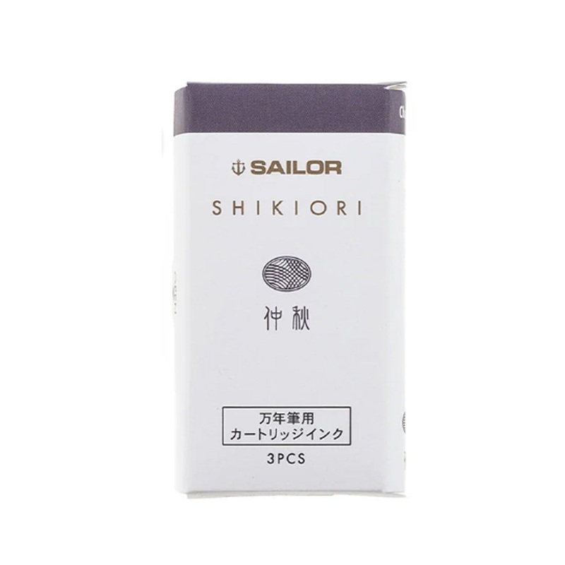 Sailor Shikiori Chu Shu Ink Cartridge Pack of 3 - Grey