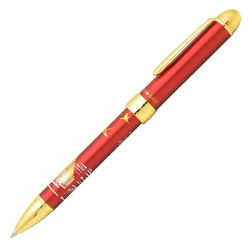 Sailor Yubi Maki-e Fuji Multifunction Pen - Red GT