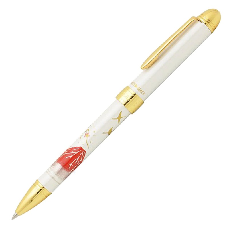 Sailor Yubi Maki-e Fuji Multifunction Pen - White GT