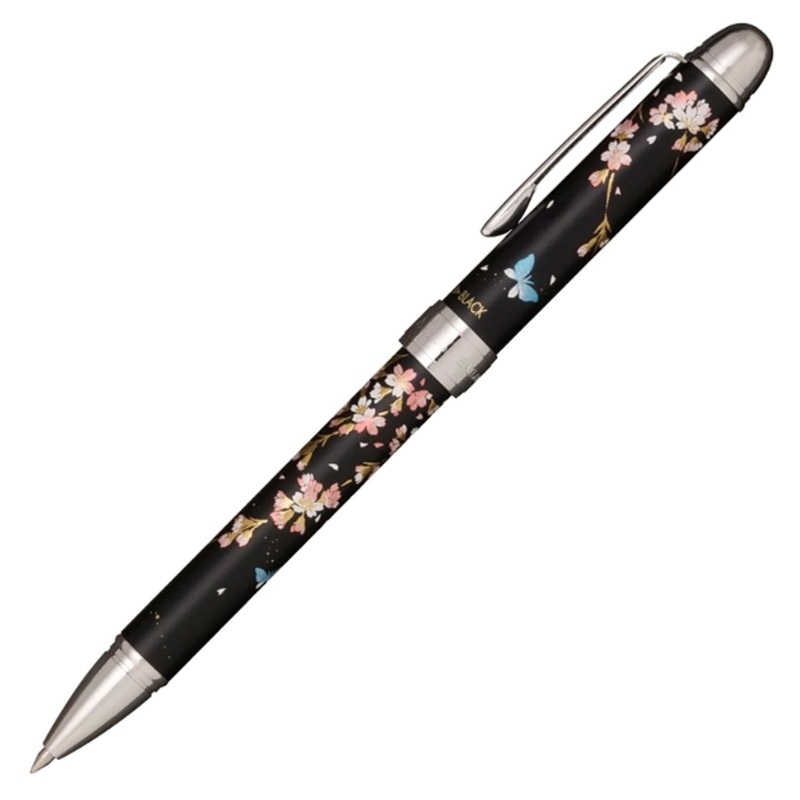 Sailor Yubi Maki-e Shidarezakura Black Weeping Cherry Multifunction Pen