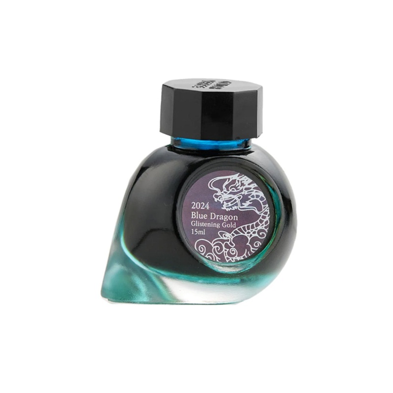 Colorverse 2024 Blue Dragon Glistening Gold Ink Bottle - 15ml (Special Edition)