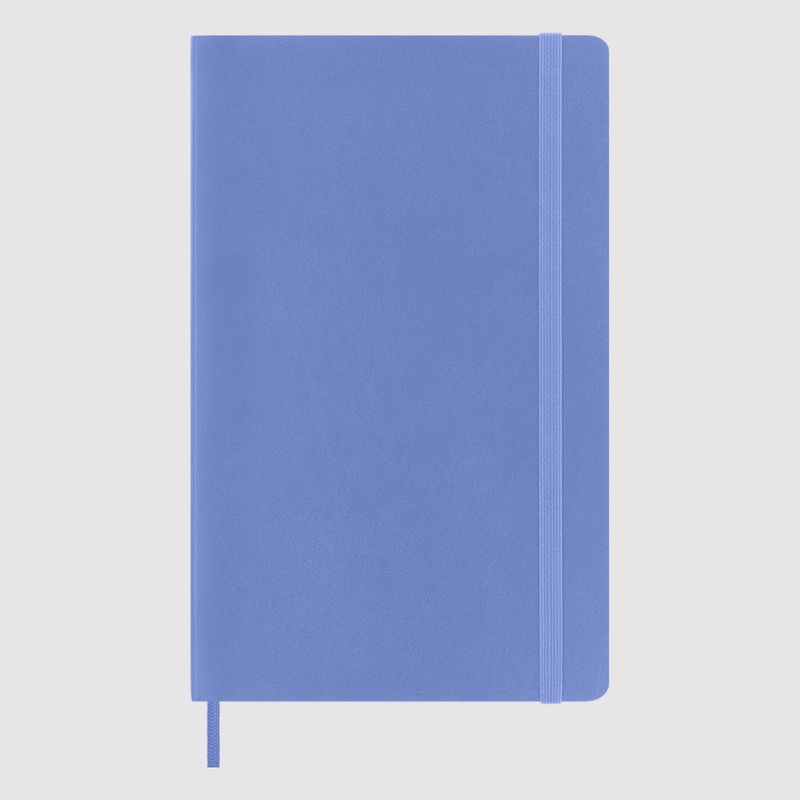 Moleskine Classic Hard Cover Hydrangea Blue Notebook - A5, Ruled