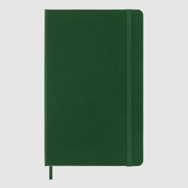Moleskine Classic Hard Cover Notebook - Myrtle Green - A5 - Plain