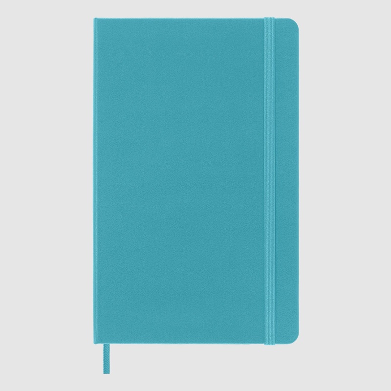Moleskine Classic Hard Cover Notebook - Reef Blue - A5 - Plain