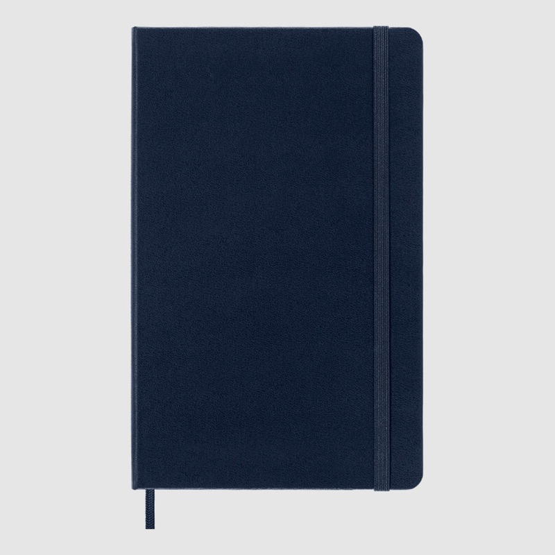 Moleskine Classic Hard Cover Notebook - Sapphire Blue - A5 - Plain